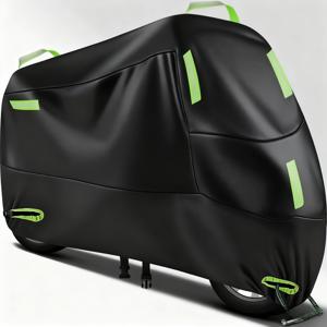 TEMU 600D 헤비 듀티 커버 - 사계절 UV 보호, 스크래치 및 새똥 방지, 모든 오토바이에 적합, 모든 날씨 보호 (모델:Tm2025pcs)