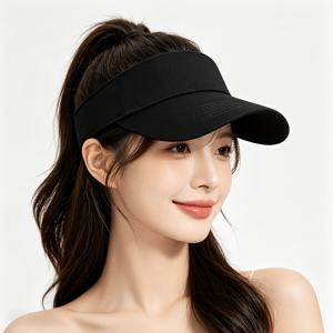 TEMU 최신 스타일 운동복, 2개/1개 팩 남녀공용, 간편한 무지 캡, 사이즈 조절 가능 단색 캐주얼 선 햇, 봄 여름 데일리 착용 햇빛 차단 패션 매칭에 적합, 선물용으로도 좋음, 배터리 없음