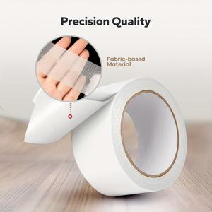 TEMU 헤비 듀티 양면 테이프, 카펫 테이프 1.89인치 X 10야드, 업그레이드된 두께 0.36mm, 강력 접착, 제거 가능, 바닥, 실내/실외 카펫, 라미네이트, 러그, 계단 카펫, 욕실 매트, 패드, 블록 카펫 스플라이싱에 적합