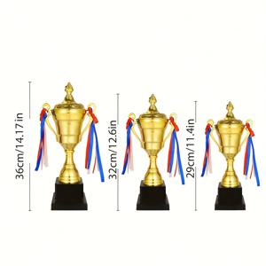 TEMU 금속 대형 트로피, 스포츠, 토너먼트, 대회용 골든 어워드, 축구 리그 경기 트로피, 기타 팀워크 어워드