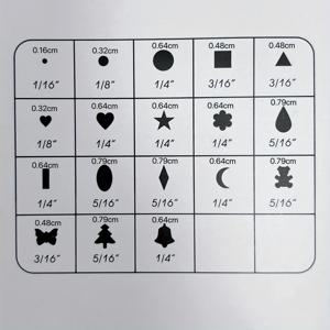 TEMU 고무 코팅 펀칭 펜치 1개, 휴대용 펀칭기, 하트/별/원형/달/크리스마스 트리/곰/꽃/종/정사각형/타원형/삼각형/물방울/나비/마름모/직사각형, 구멍 DIY, 내구성 있는 수동 소형 금속 펀처, 문구, 종이 루즈리프 수공예, 펄 비즈 펀처, 다양한 색상 및 패턴, 생일/축제/할로윈/크리스마스 선물용, 색상 랜덤