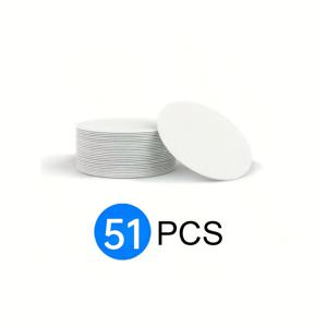 TEMU NFC 코인 카드 NFC 태그 Ntag215, 재기록 가능한 NFC 215 태그 NFC 카드 빈 제품 21개/31개/51개, 25mm 원형 NFC 칩, Tagmo 및 NFC 지원 휴대폰 및 기기와 호환