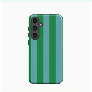 TEMU 블루-그린 와이드 폰 케이스, for SAMSUNG S21 S22PLUS S22 S23 S23FE S24Ultra S25 S25Plus 거품