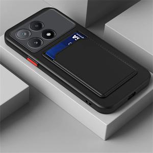 TEMU 휴대폰 케이스 - Xiaomi 14T/14T Pro, Redmi Note 14 5G 14 Pro+ 5G /14C/14S, Poco X6 Pro/X7용 카드 슬롯 가방 홀더 케이스, 지갑형 충격 방지 소프트 TPU 백 커버