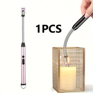 TEMU 1/3/5개 다기능 360° 회전 USB 충전 아크 라이터, 캔들 라이터, 전자 펄스 라이터, 방풍 가스 스토브 점화기, 야외 주방 도구, 야외 생존 방풍 라이터, 바베큐 캠핑 라이터