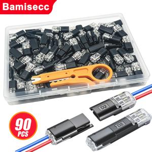 TEMU 90개/18개 퀵인서트 투핀 터미널, 투핀 인서트 커넥터, 퀵 커넥트, DIY 액세서리
