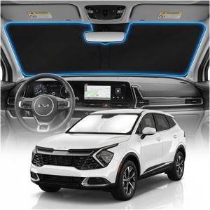 TEMU KIA Sportage NQ5 2000-2023 2024 2025 2026 햇빛 가리개 전면 윈드스크린 내부 윈드스크린 파라솔 햇빛 가리개 쿨링 UV 보호