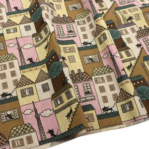 TEMU 1개 초대형 50x150cm (19.68x59인치) 집고양이 프린팅 리넨 원단 - 퀼팅, 재봉, 홈 데코, 공예용 - 내구성 강한 손쉬운 관리 핸드메이드 원단, 소파용 - 파스텔 컬러 커튼 제작, 공예 - 통기성 좋고 가벼운 리넨 소재