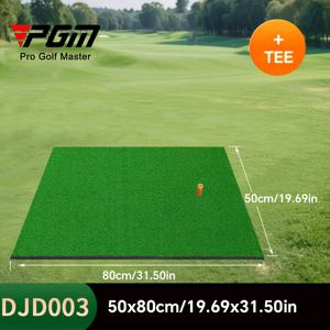TEMU 사계절 사용 가능, 30*60cm/30*90cm/40x70cm/50x80cm PGM 골프 매트, 휴대용 고무 T-스탠드 포함, 퍼팅 매트, 야외 스포츠 골프 훈련 잔디 매트, 실내 사무실 골프 타격 매트, 실내 개인 연습 매트, 단색 스윙 볼 매트, 미니 타격 매트 DJD003