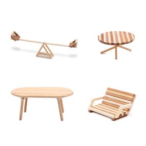 TEMU 나무 공예용 스틱 50개 5x5x300mm DIY 수제 사각형 나무 스트립, 내추럴 원목색 + 차콜 블랙, 빈티지 모델 재료, 건축 샌드테이블 및 인형의 집용