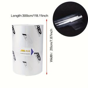 TEMU 1/ 높이 투명 코뿔소 자동차 보호 필름 - 바디, 페인트, 가구 보호용 안티 스크래치 TPU PPF, 맞춤형, 100x10cm/39.37x3.93인치