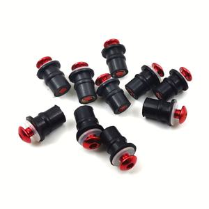 TEMU 10개 5mm 범용 알루미늄 윈드스크린 볼트 키트 - 스즈키 GSXR, GN 시리즈, SV650, DL650 & 혼다 CBR 시리즈 오토바이용 윈드쉴드 나사 & 너트 패스너