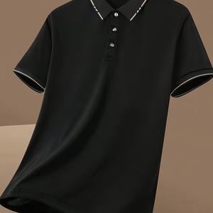 TEMU 남성용 신상 컬러 블록 셔츠, 자카드 디자인, 가볍고 부드러운 원단, 통기성 좋은 셔츠, 아웃도어, 캐주얼, 비즈니스웨어용, 휴가, 비즈니스 행사, 데일리 캐주얼웨어에 적합