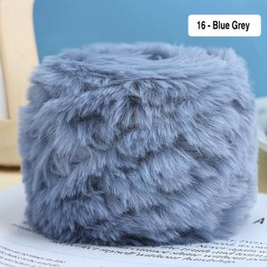 TEMU 공 1개 200g/7.05oz 200g 고급 폴리에스터 인조 퍼 실 묶음 - 니트, 코바늘, 속눈썹 스카프, 포근한 담요용 혼합 색상