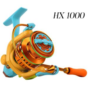 TEMU BILLINGS HX1000-6000 시리즈 스피닝 낚시 릴, 5.0:1/4.7:1 기어비, 10KG/22LBS 최대 드래그, 5+1 BB 베어링, 메탈 스풀 & 미끄럼 방지 그립, 양손잡이, 담수 & 바닷물 낚시 바스, 송어, 연어에 적합, 낚시꾼을 위한 이상적인 선물