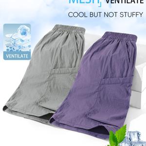 TEMU JEANSWEST 아동용 남아용 패셔너블 캐주얼 속건성 작업복 반바지 1개, 단색, 신축성 있는 허리밴드, 큰 입체 포켓, 루즈핏, 통기성, 내마모성 및 내구성, 3-14세 어린이용 일상복 및 야외 활동에 적합, 야외 활동에 최적