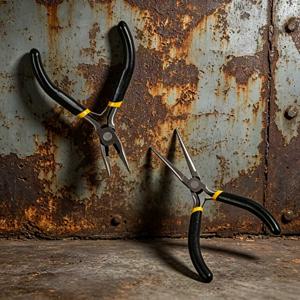 TEMU 뾰족집게 세트: 뾰족집게 + 긴 얇은 뾰족집게. 주얼리 액세서리 DIY 및 수공예용 필수 도구. 견고한 구조, 오래 지속되는 성능.