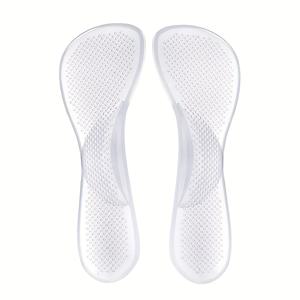 부드러운 실리콘 젤 깔창 1켤레, 아치 서포트 쿠션 신발 안창, 미끄럼 방지 충격 흡수 풋 패드, 하이힐, 플랫슈즈, 스니커즈용, 일상적인 편안함