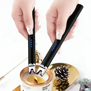 TEMU 플라ズ마 아크 점화식 충전용 라이터 2개, 야외 비상용 점화기, USB 충전 , 횃불 불꽃 없음, 편리하고 가벼운 디자인, 아연 합금 케이스, 야외 캠핑, 하이킹, 생존 비상, 바비큐 및 기타 상황에 적합