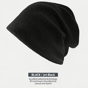 TEMU 신상품 봄 여름 한국 스타일 남녀공용 얇은 챙 없는 비니 모자 - 통기성 좋은 아웃도어용, 캐주얼웨어용, 단색 남녀공용, 손세탁 가능, 데일리용