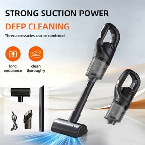 TEMU 무선 청소기, 다기능 무선 핸드헬드 - 초강력 흡입력, USB 충전식, 휴대용 사이클론 청소기, 틈새 및 평면 노즐 부착물 포함, 경량, 가정, 자동차, 사무실 청소용으로 적합, 자동차 디테일링 도구로 이상적인 선택, 강력한 흡입력의 청소기, 남성용 선물, 아버지의 날 또는 휴일 선물용으로 완벽