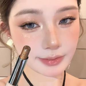 TEMU 아이섀도우 스틱 스틱 섀도우 펄 아이섀도우 워터광 글리터 광채 아이섀도우스틱 눈 펄섀도우반짝이 반짝이는 펄 광채 하이라이터 스틱 아이섀도