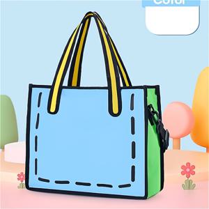 TEMU 여성을 위한 새로운 일본 스타일 가방, 여름에 완벽합니다. 이 우아한 토트백은 여행 및 일상 사용에 넉넉한 공간을 제공하며, 매력적인 애니메이션 디자인을 특징으로 합니다.