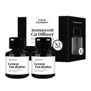 TEMU [1+1] 70ml 2개입 발향력 최강 아로마센트 차량용 섬유심지 디퓨저 고효율 높은 부향률