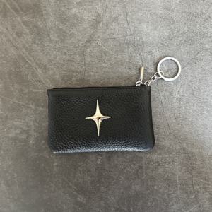 TEMU 천연 가죽 동전 지갑, टॉ프그레인 소가죽 남성용 동전, 열쇠, 신용카드, 신분증 홀더, 미니 지갑