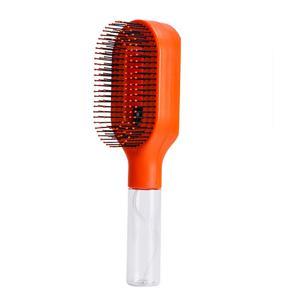 TEMU 헤어 스프레이 빗, 정전기 방지 2-in-1 휴대용 헤어 브러시, 거칠음 감소, 헤어 스타일링 빗, 두피 마사지, 물 또는 에센셜 오일 겸용 헤어 케어, 빗질 및 스타일링용, 55ml/1.86oz 수용 가능