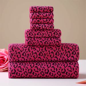 TEMU 프린트 수건 및 목욕 타월은 부드럽고 흡수력이 뛰어납니다.