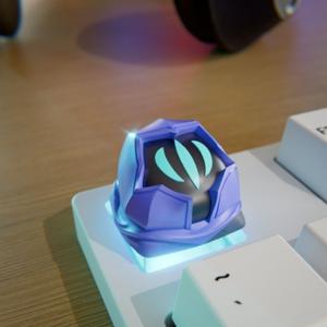 PC/노트북용 기계식 키보드 키캡 - 크로스 액슬 3D 키캡 포함, 컴퓨터 데스크탑, 게이머를 위한 선물, 게임 애호가 및 기술 업그레이드에 적합한 생일 선물
