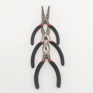 4.5인치 정밀 플라이어 3종 세트 | 긴코, 着一工具, 복合同工具, 니들노즈, 미끄럼 방지 그립 | 전문가용 키트 주얼리, 모델, 전자제품 수리용