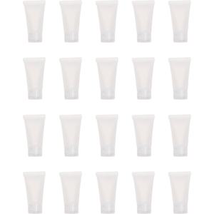 TEMU 22개입 5ml 플라스틱 소프트 코스메틱 리필 튜브 여행용 로션 화장품 보관 용기 (스크류 캡)