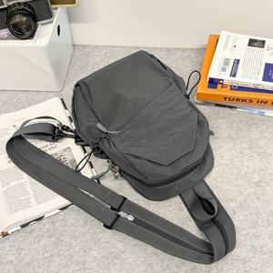 TEMU 남녀공용 웨이스트백, 슬링백, 조절식 스트랩이 있는 대형 숄더백, 피트니스, 여행, 스포츠, 달리기용