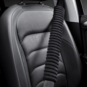 TEMU 1개 또는 2개 확장형 차량 안전 벨트 어깨 커버 - 범용 플러시 패턴 패드 (50cm/19.69인치), 블랙, 회색, 브라운 색상으로 제공 | 세단/트럭/SUV에 적합 | 매우 부드러운 가죽과 같은 바닥 라이닝 | 마찰 방지 컴포트 업그레이드
