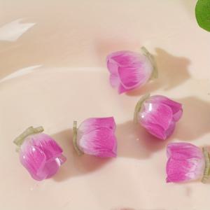 TEMU DIY 비즈, 헤어 액세서리, 제작용 5개입 12mm 10mm 수축 필름 레진 장미 - 귀걸이, 키체인, 폰참, 레진 공예 선물용 작은 리얼리스틱 꽃봉오리 & 취미 활동가용