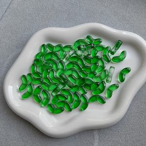TEMU 40개 13*12mm 유리 장미 구슬, DIY 액세서리 장식 구슬, 다양한 색상의 장미 구슬, 귀걸이/팔찌/목걸이 제작용, 선물/그녀를 위한 선물
