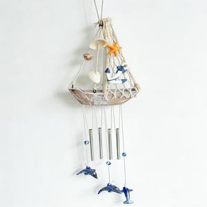 TEMU 메디테라네안 스타일 나무 요트 풍경, 바다 테마 돌고래와 조개 장식이 특징이며, 실내 발코니, 안뜰, 야외 장식에 적합합니다. 이상적인 집들이 선물 또는 새로운 스타일의 창의적인 선물입니다.