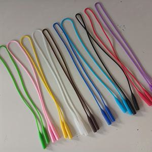TEMU 10개 조절 가능 안경끈 단단한 탄성 실리콘 안경 로프 안경 미끄럼 방지 액세서리