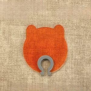 TEMU 1개 곰 & 타원형 실리콘 네일 아트 라이트 쉴드 - 두꺼운 고무 링과 오렌지색 아크릴 팬이 있는 블루라이트 차단 눈 보호 보드, 집 및 살롱 사용용, 배터리 필요 없음, 내구성 있는 네일 릴랙스 액세서리, 휴대 가능한 뷰티 액세서리, 재미있는 디자인, 쉬운 사용