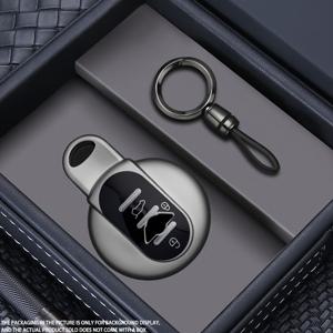 TEMU Cooper F55 F56 F57 F54 F60 JCW 클럽맨 컨트리맨 추가용 블랙 워리어 스타일 TPU 차량 키 케이스 커버