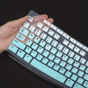 TEMU Logitech MK370 MK295 MK270 K270 무선 키보드용 키보드 커버, Logitech MK295 MK270 키보드 액세서리, MK370 키보드 스킨 보호대