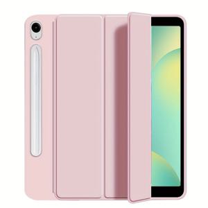 TEMU 삼성 갤럭시 탭 S10/S10 FE 27.69cm 27.94cm 2025 SM-X520/X526B용 자석 플립 스탠드 케이스 - 소프트 인조 가죽, 자동 웨이크 & 슬립, 조절 가능한 스탠드, 경량, 미끄럼 방지, 접이식 디자인, 태블릿 케이스 | 조절 가능한 스탠드 케이스 | 소프트 커버