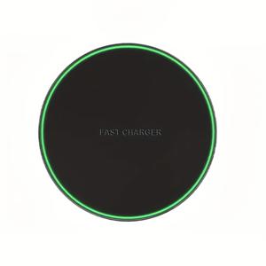 TEMU 휴대용 여행용 충전기, 원형 얇은 디자인, 15W 고속 충전 마그네틱 무선 충전기, USB 포함, 아이폰 호환, 최대 전압 36V, 고속 충전 기능, 배터리 불필요