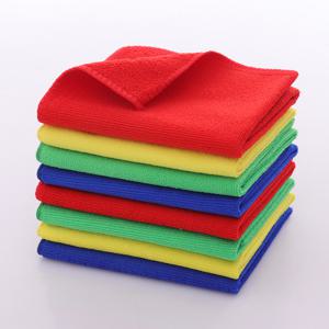 TEMU 극세사 청소용 천, 8/4개 청소용 천 세트, 4가지 색상 조합 청소 타월, 40x40cm 대형 설거지 수세미, 주방 청소용 타월 (그린/블루/옐로우/레드), 색상 랜덤
