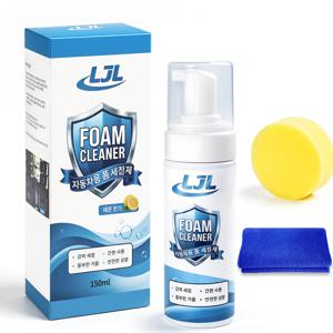 자동차용 폼 세정제 (Foam cleaner) 자동차 실내 클리너 시트 가죽 플라스틱 다용도 오염 제거 차량 내부 세정제 인테리어 클리너 청소 도구 포함됨 청소 도구
