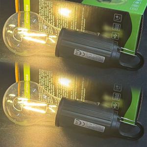 TEMU 2개입 태양광 행잉 랜턴, USB 충전식 가정용 분위기 조명 램프, 3가지 모드, 미니 휴대용 손잡이 랜턴 (후크 포함), 가정 장식, 가정용 조명 및 일상 비상용