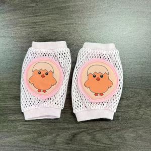 TEMU 아기 발달기 니트 패드 여름용 얇은 메시 통기성 아기 유아 미끄럼 방지 팔꿈치 보호대 다리 조임 없음 귀여운 동물 스티커 꽃 아기 발달기 필수품