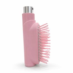 TEMU 1개 2-in-1 스프레이 헤어 브러시 & 리필형 미스트 엉킴 방지 빗, 부드럽고 둥근 나일론 강모, 휴대용 젖은/마른 모발용, 여행용 두피 마사지기, 일반 헤어 스타일링용 젖은/마른 모발 관리 도구 및 엉킴 방지 빗